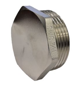 Заглушка 11/4'' М (88гр) никель