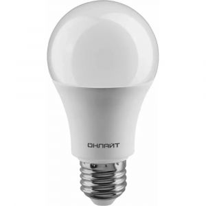 Светодиодная лампа ОНЛАЙТ  А60 10W 220V E27 4000K